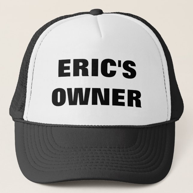 ERIC'S OWNER TRUCKER HAT (Front)