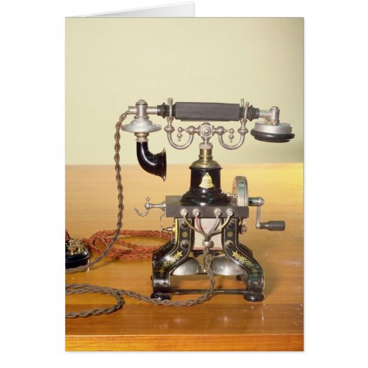 Ericsson Telephone, 1890 Cards (Front)