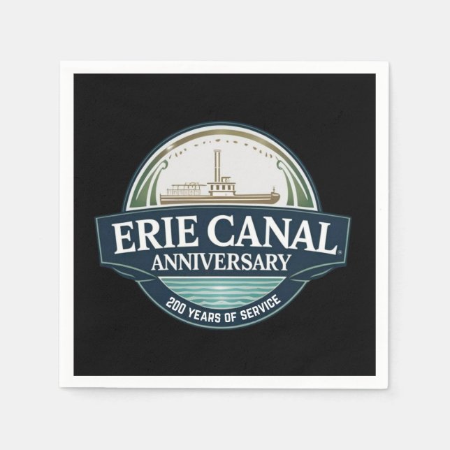 Erie Canal 200th Anniversary Napkins (Front)