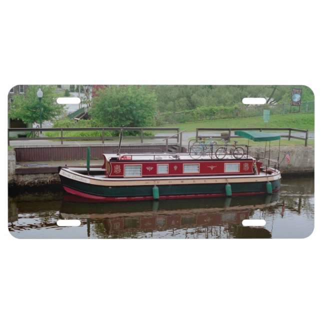 Erie Canal boat license plate (Front)