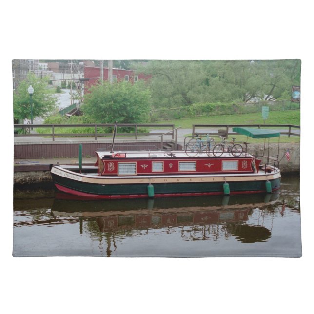 Erie Canal boat placemat (Front)