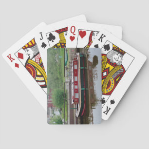 Erie Canal boat playing cards