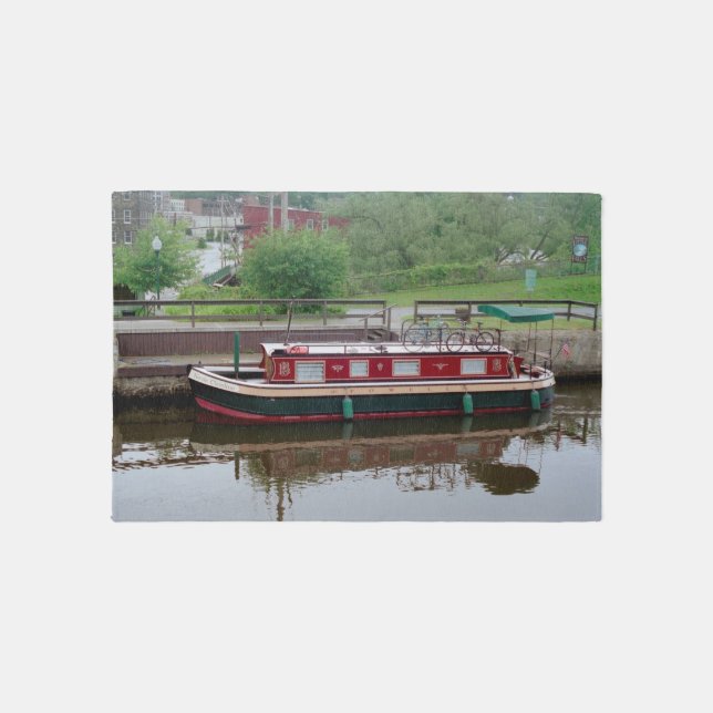 Erie Canal Boat rug (Front)