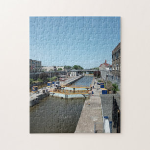Erie Canal Locks Jigsaw Puzzle