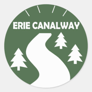 Erie Canalway Trail Classic Round Sticker