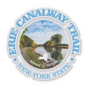 Erie Canalway Trail (cycling c) Sticker