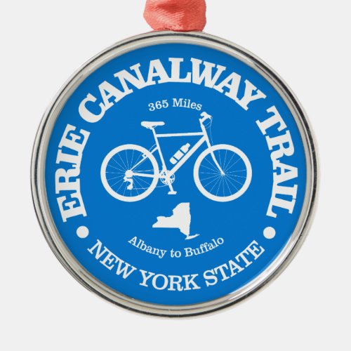 Erie Canalway Trail cycling Metal Ornament
