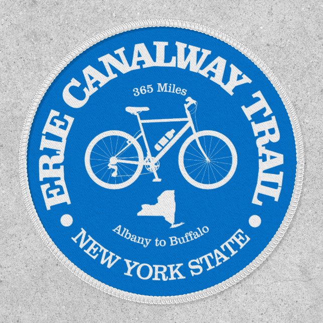 Erie Canalway Trail (cycling) Patch (Front)
