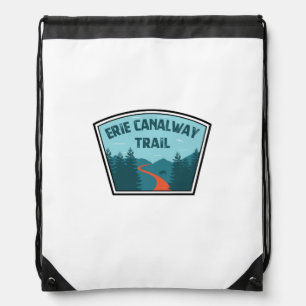 Erie Canalway Trail Drawstring Bag