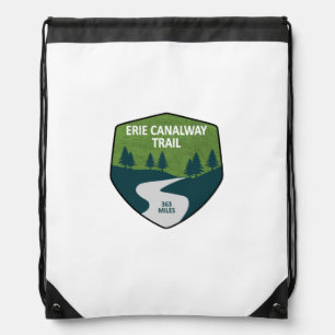 Erie Canalway Trail Drawstring Bag