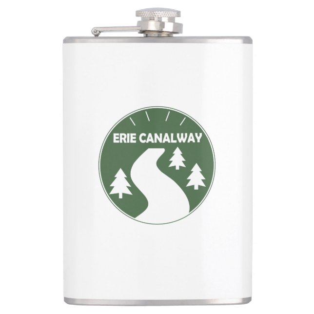 Erie Canalway Trail Flask (Front)