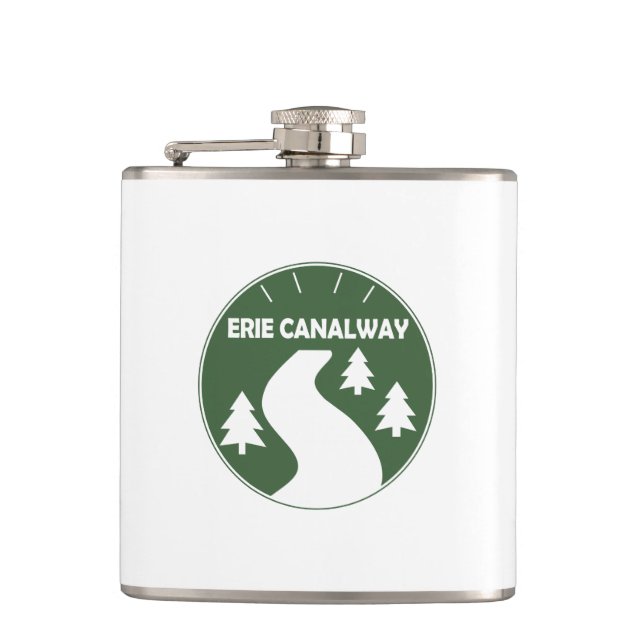 Erie Canalway Trail Flask (Front)