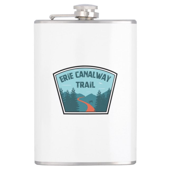 Erie Canalway Trail Flask (Front)