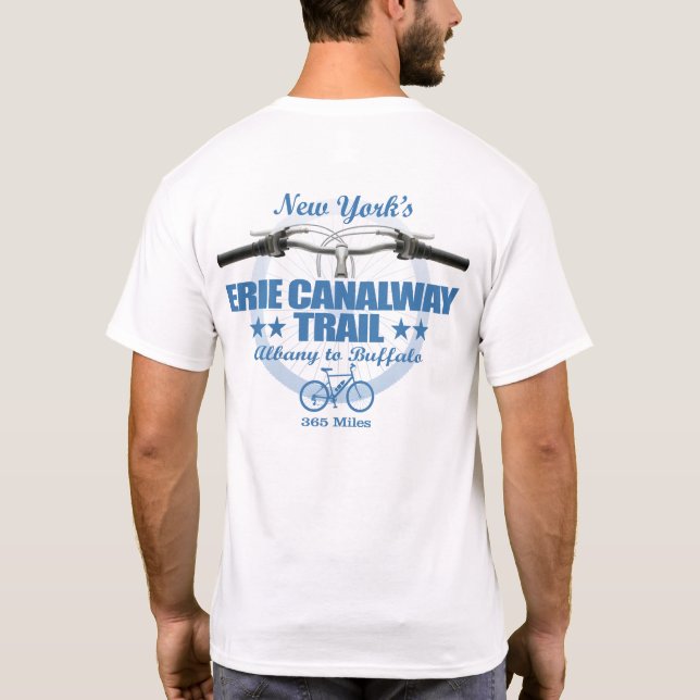 Erie Canalway Trail (H2) T-Shirt (Back)