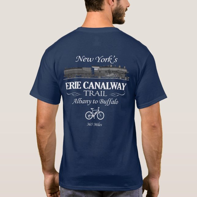 Erie Canalway Trail (RT2) T-Shirt (Back)