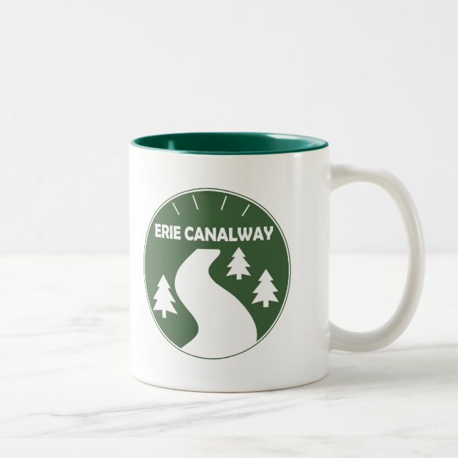 Erie Canalway Trail Two-Tone Coffee Mug (Right)