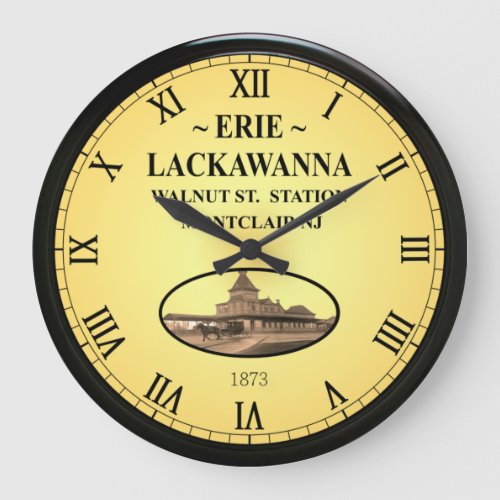 ErieLackawanna StationWalnut St Montclair NJ   Large Clock