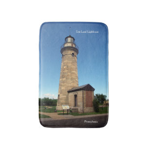 Erie Land Lighthouse bathmat