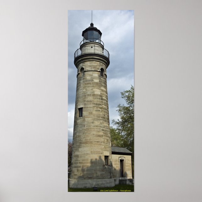 Erie Land Lighthouse - Pennsylvania Poster (Front)