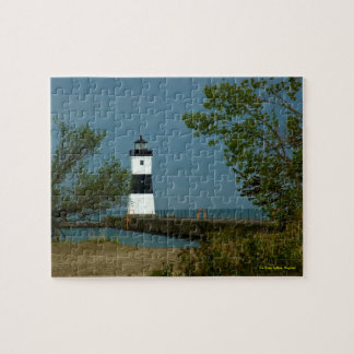 Erie North Pierhead Lighthouse, Pennsylvania Jigsaw Puzzle