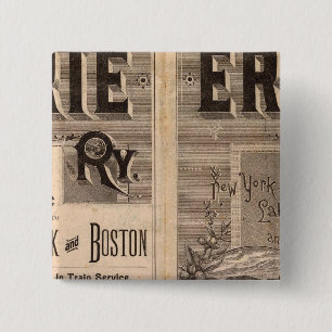 Erie Railway Button