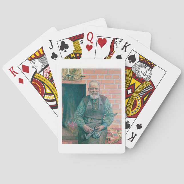 Erik Erikson, The Blacksmith Poker Cards (Back)