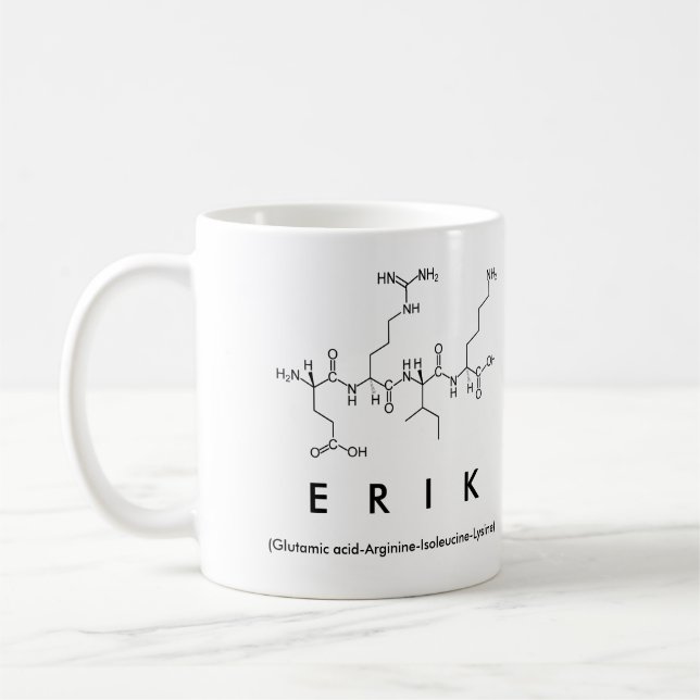 Erik peptide name mug (Left)
