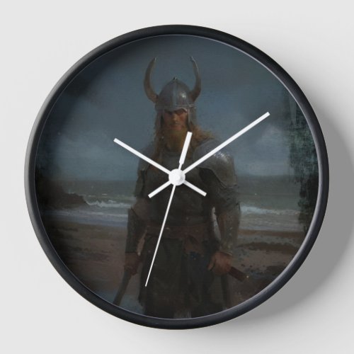 Erik the Red Viking Hero Clock