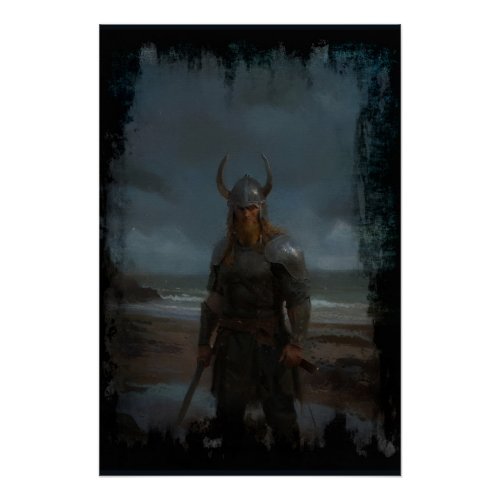 Erik the Red Viking Hero Poster