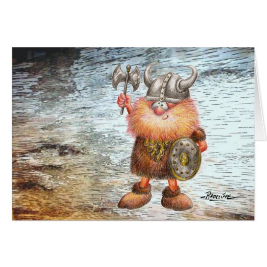 Erik The Viking (No Verse Inside) Cards (Front Horizontal)