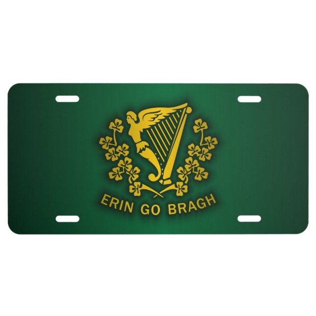 Erin Go Bragh 2 License Plate (Front)