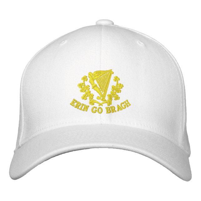 Erin Go Bragh Embroidered Baseball Cap (Front)