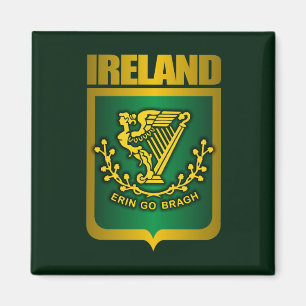 "Erin Go Bragh" Gold Magnet