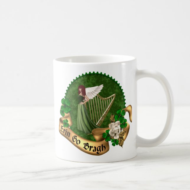 Erin Go Bragh Irish Coffee Mug (Right)
