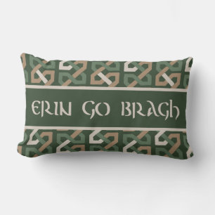 Erin go Bragh Irish Knot Pattern Lumbar Pillow