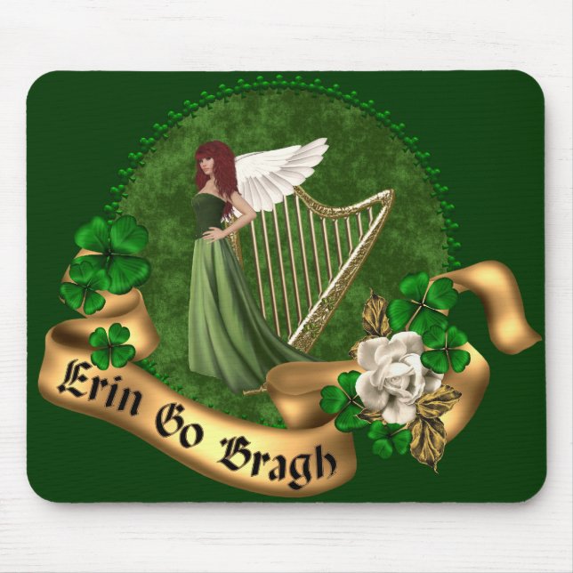 Erin Go Bragh Irish Mouse Pad (Front)