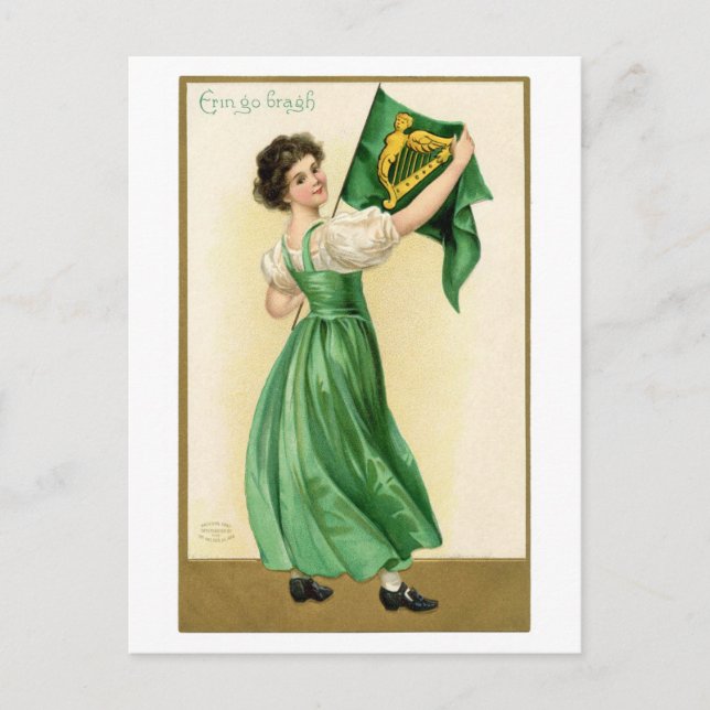 Erin go bragh postcard (Front)