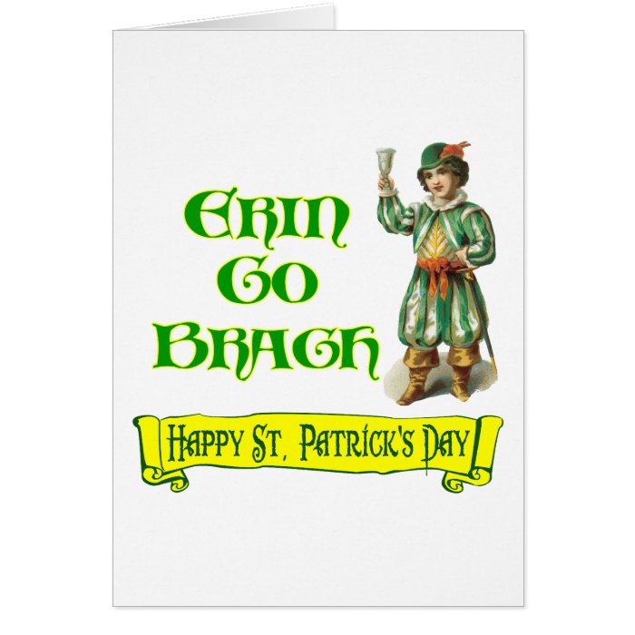 Erin Go Braugh Happy St. Patrick's Day Saying Card