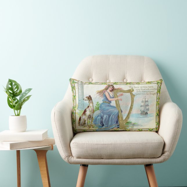 Erin Mavourneen Irish Lumbar Pillow (Chair)