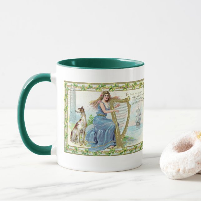 Erin Mavourneen St. Patrick's Day Mug (With Donut)