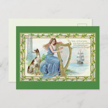 Erin Mavourneen St. Patrick's Day Postcard by vintageamerican at Zazzle
