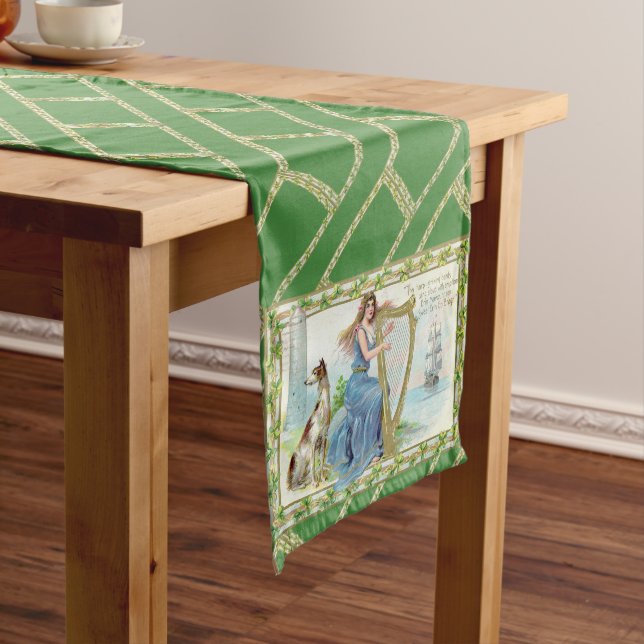 Erin Mavourneen St. Patrick's Table Runner (In Situ)