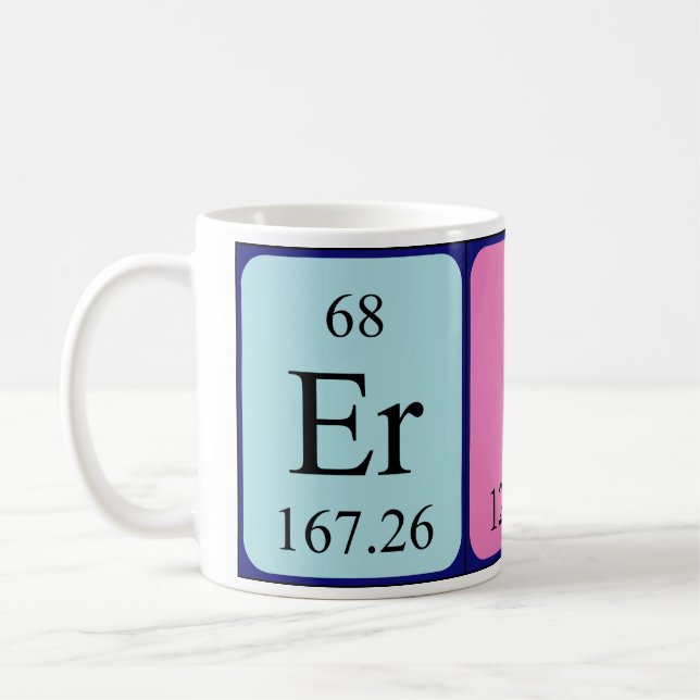 Erin periodic table name mug (Left)