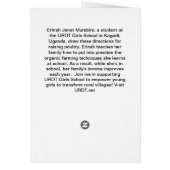 Erinah's Poultry Farm Cards (Back)