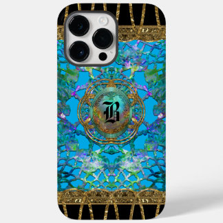 Erington Bleu Protective Pretty Monogram Case-Mate iPhone 14 Pro Max Case