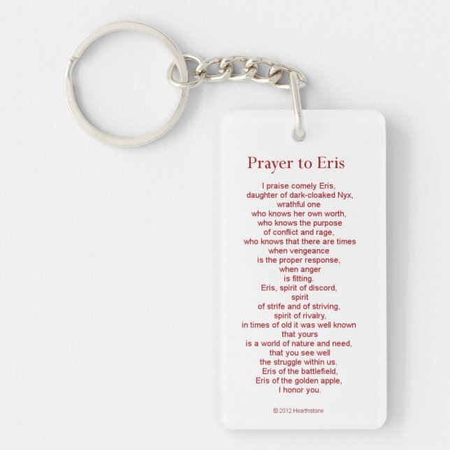 Eris (Discordia) Keychain (Front)