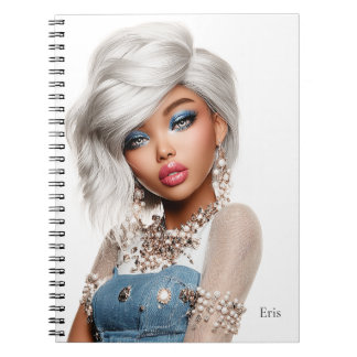 Eris Monei Editorial Portrait – personalized  Notebook