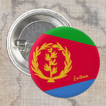 Eritrea button, patriotic Eritrean Flag fashion Button<br><div class="desc">Buttons: Eritrea & Eritrean Flag - love my country,  travel,  holiday,  national patriots / sports fans</div>