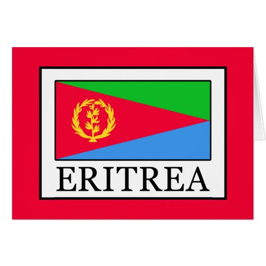 Eritrea Cards (Front Horizontal)