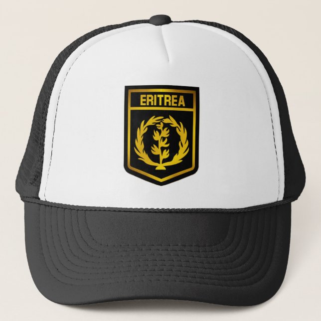Eritrea Emblem Trucker Hat (Front)